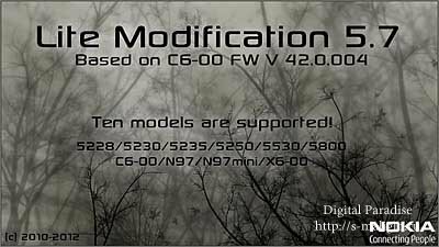 Lite Modification 5.7 by OPERATOR_555 ��� Nokia 5800 RM-356